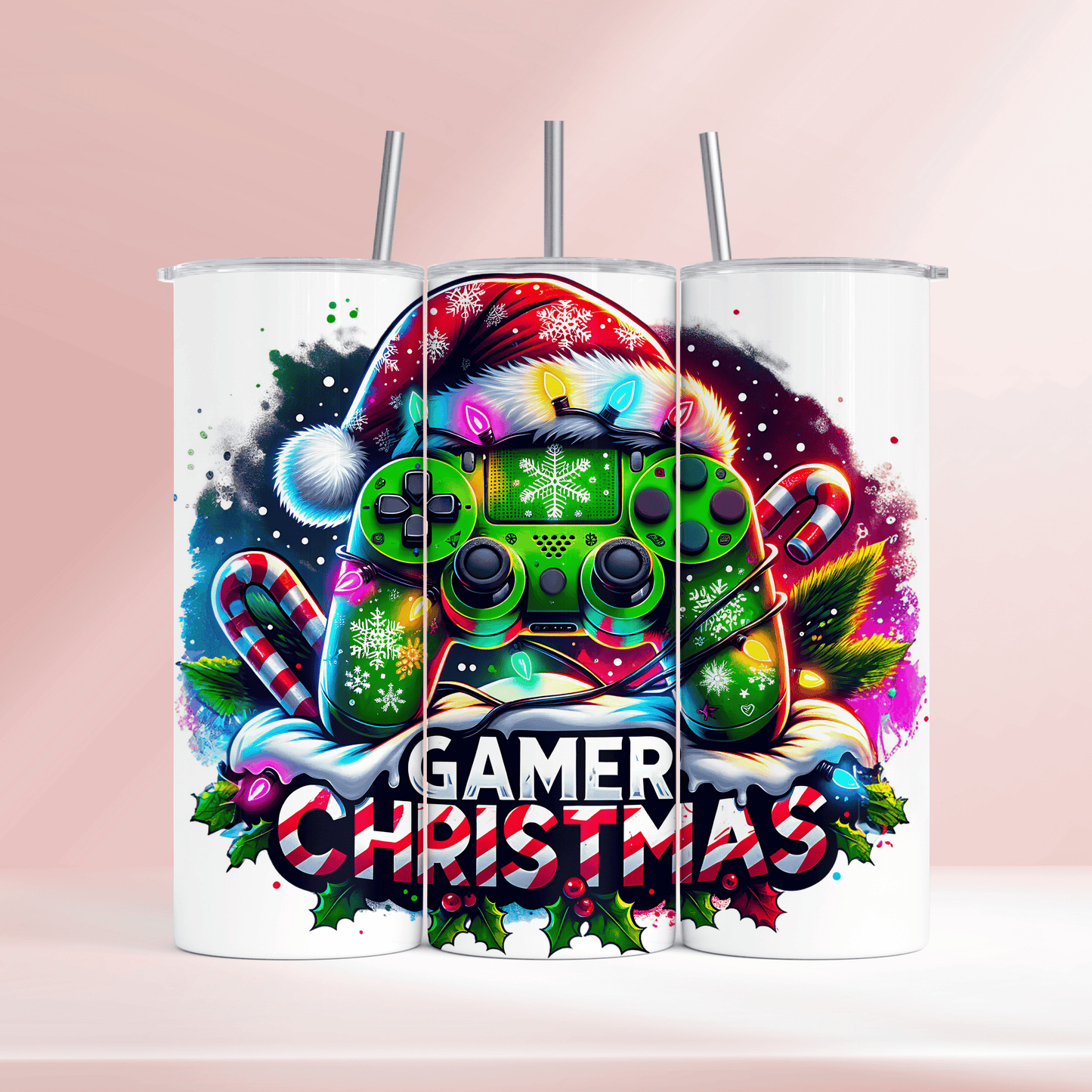 Gamer Christmas - 20oz tumbler