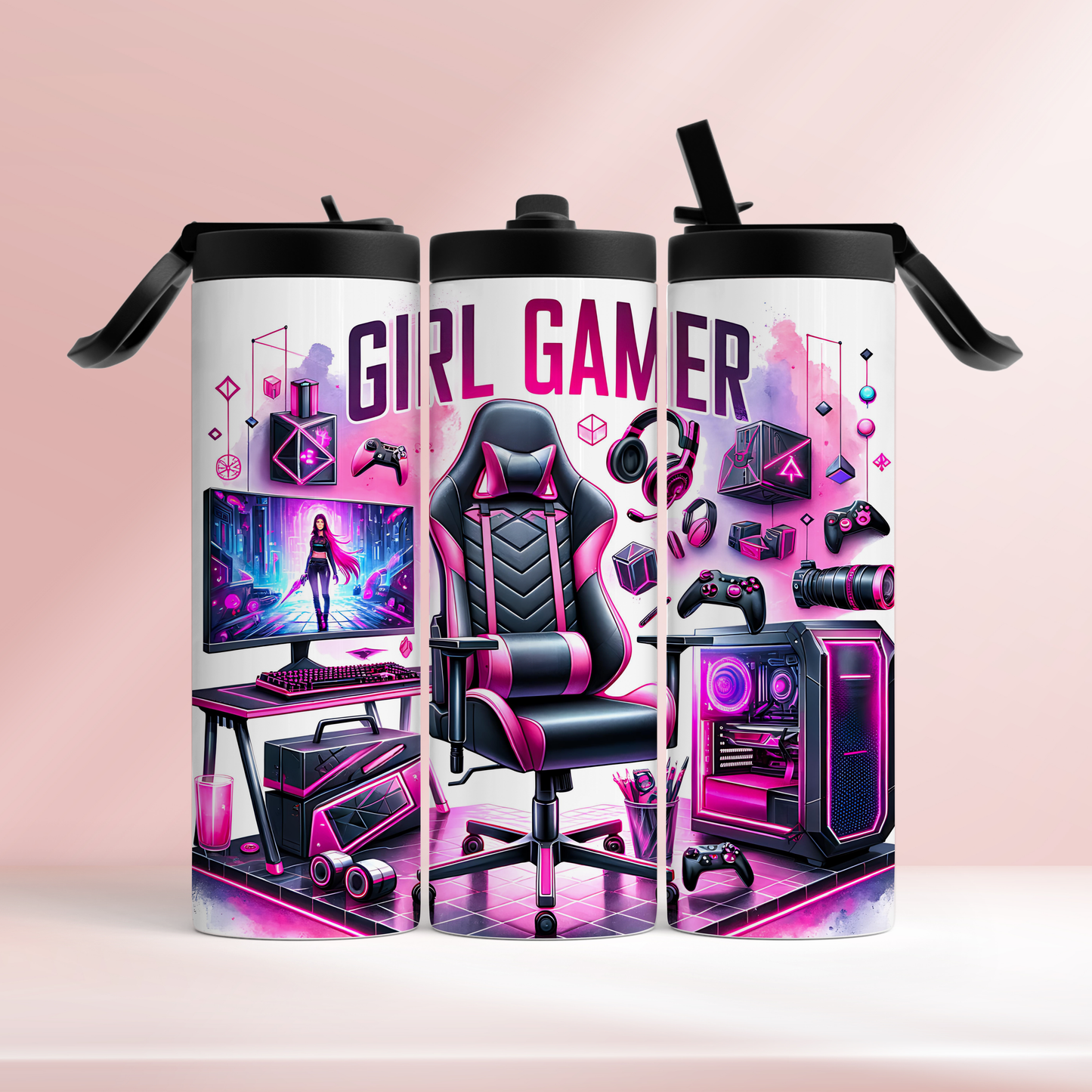 Girl gamer - 20oz tumbler