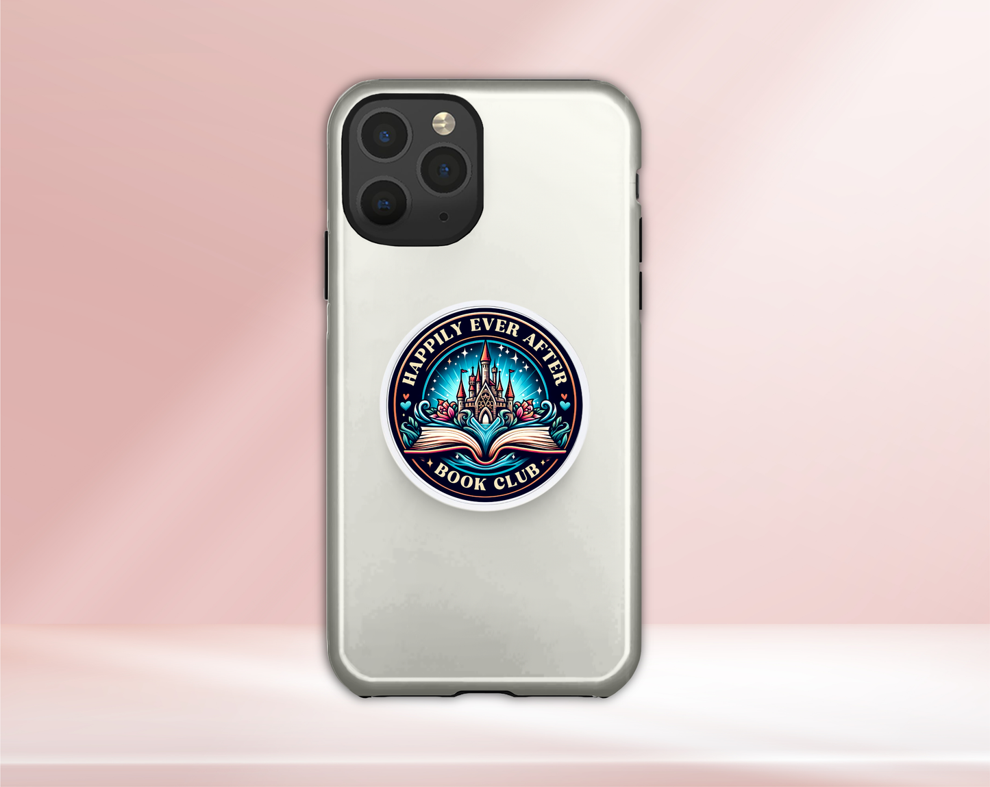 Happily ever after book club kindle/Phone grip