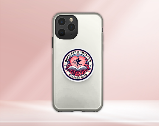 Hopeless romantics readers club kindle/Phone grip