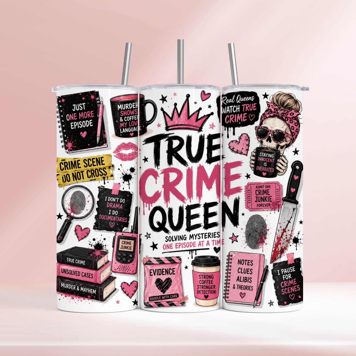 True crime queen - 20oz tumbler