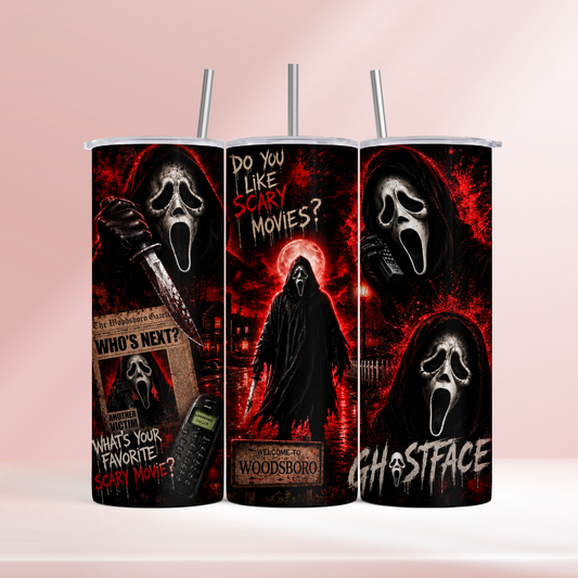 Scary movies - 20oz tumbler