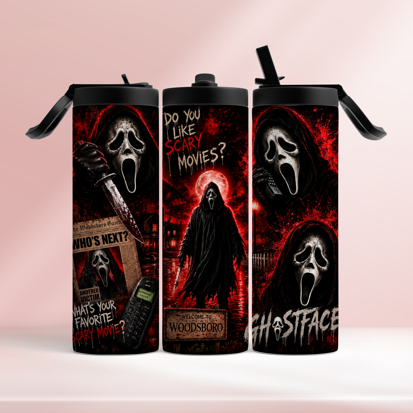 Scary movies - 20oz tumbler
