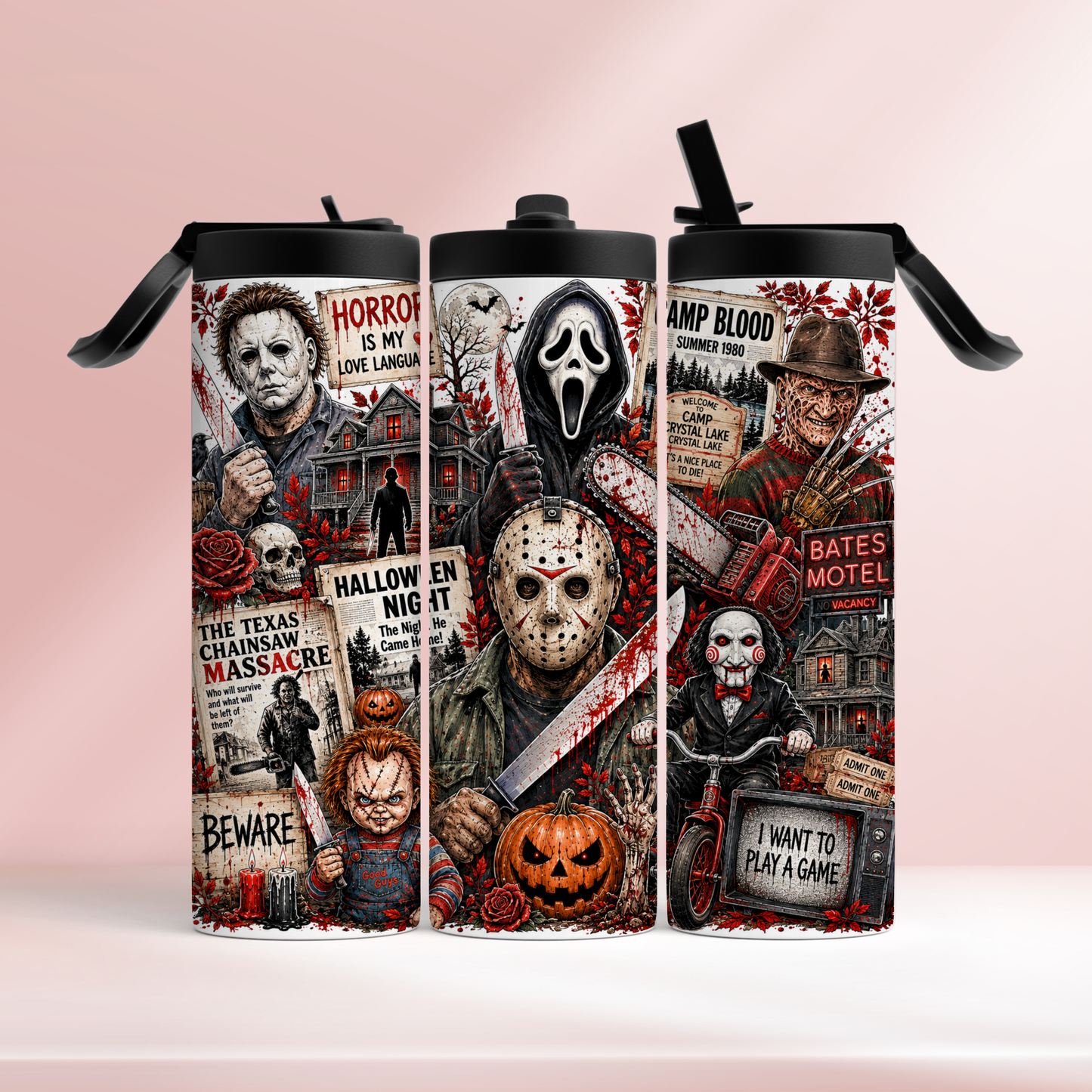 Horror is my love language - 20oz tumbler