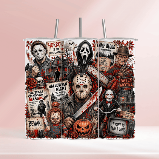 Horror is my love language - 20oz tumbler