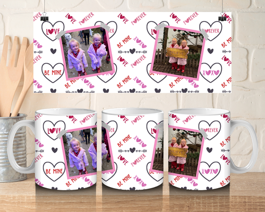 🩷 Love photo mug 🩷 - 11oz Ceramic mug