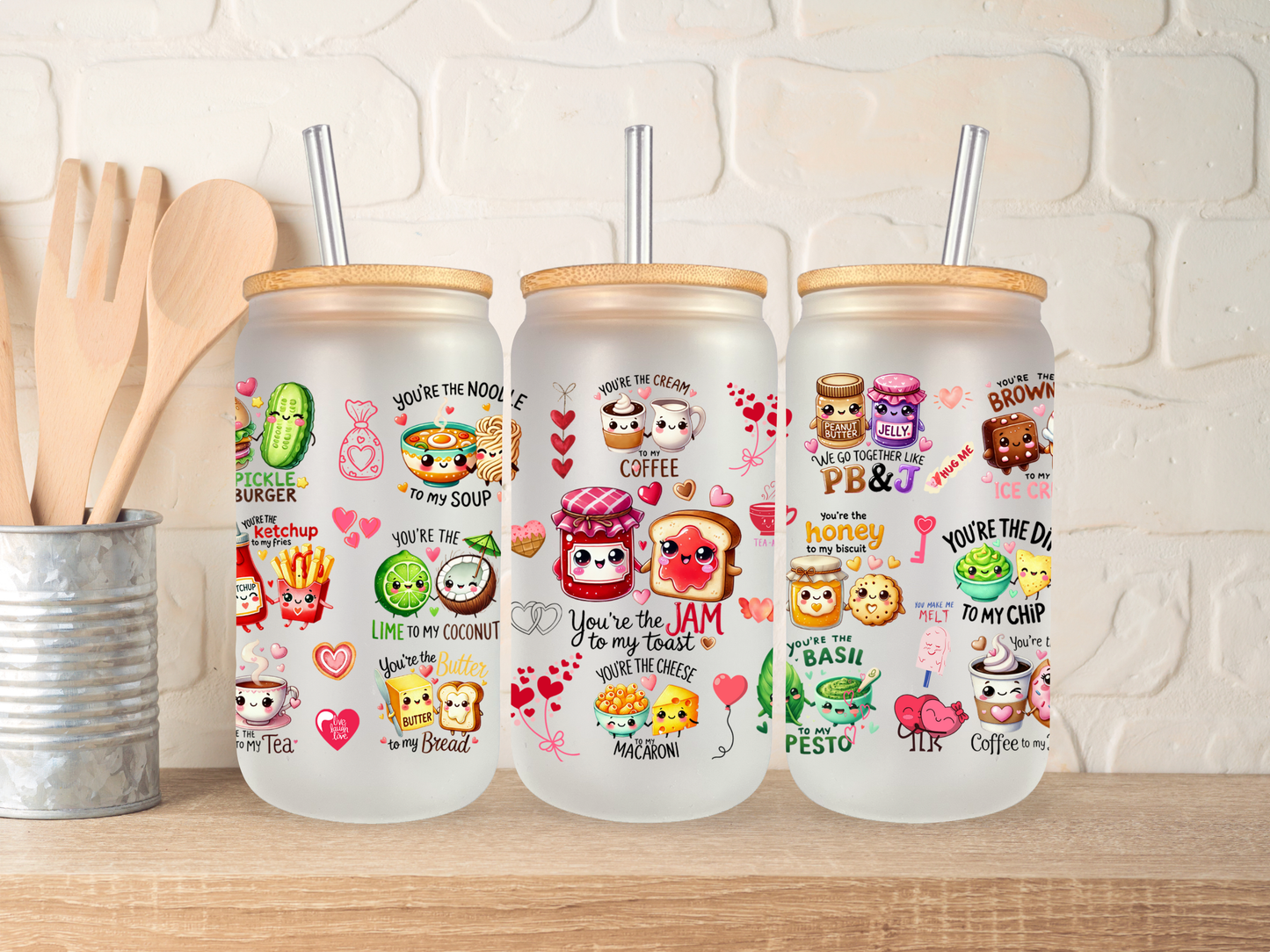 🩷 You’re the jam to my toast 🩷 - 16oz libbey can