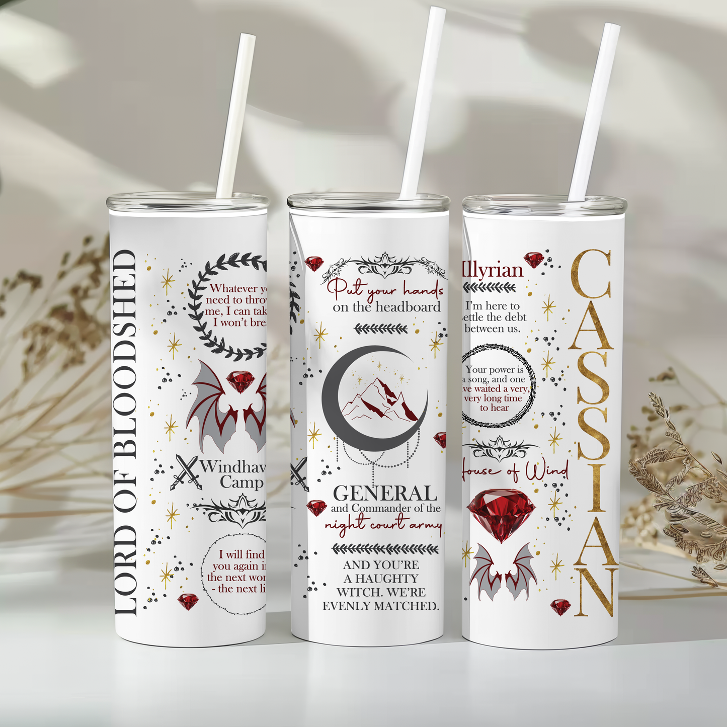 Cassian acotar - 20oz tumbler