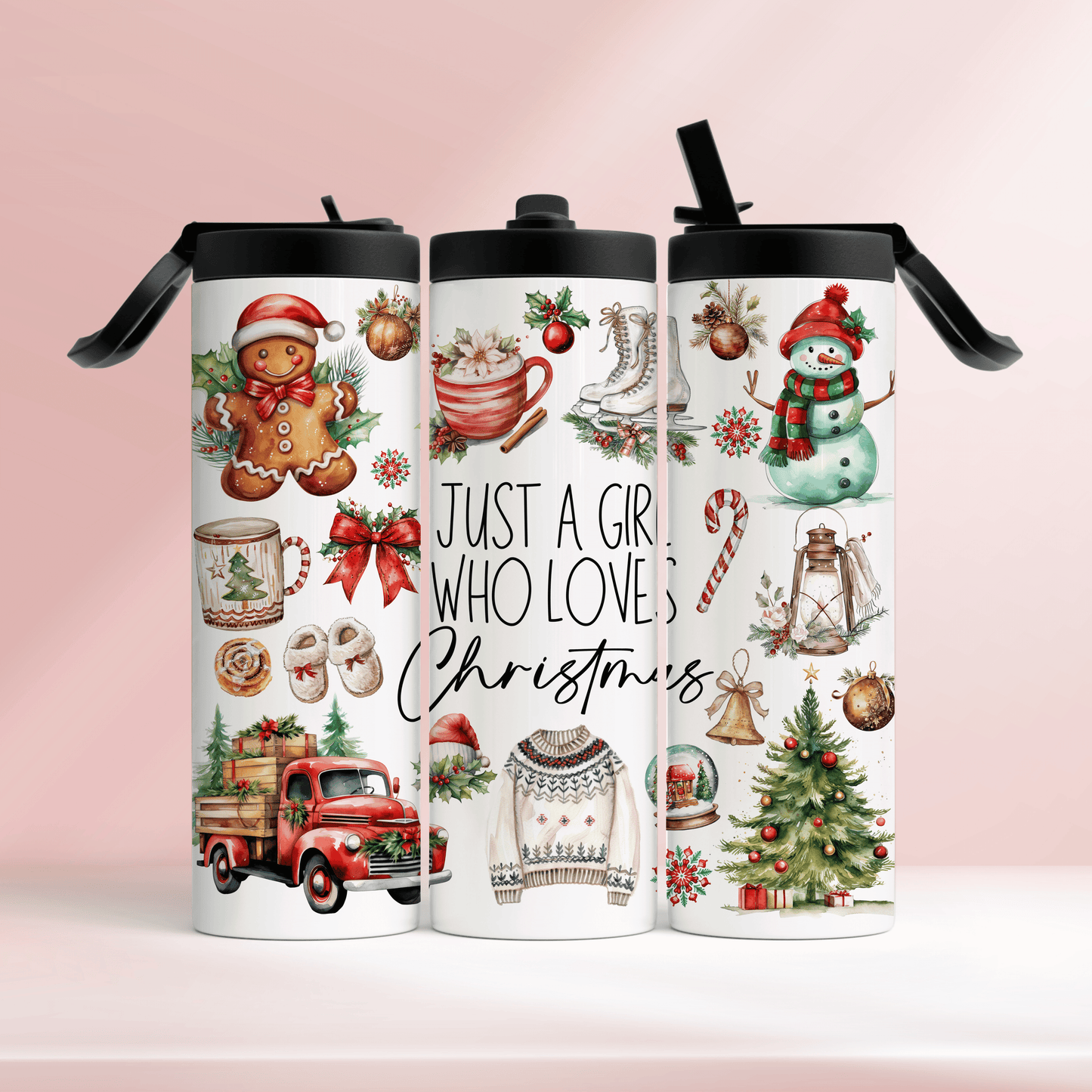 Just a girl who loves Christmas - 20oz tumbler