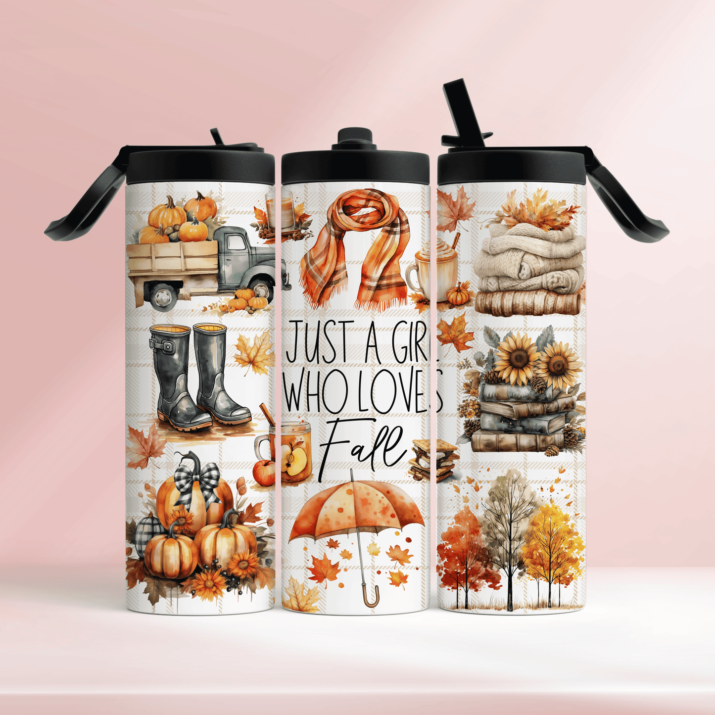 Just a girl who loves fall - 20oz tumbler