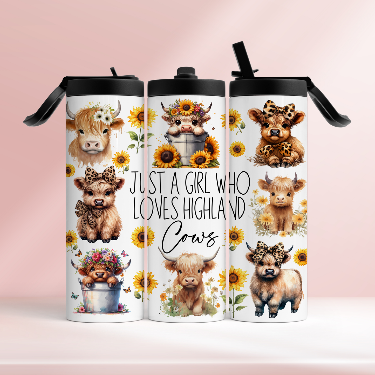 Just a girl who loves highland cows - 20oz tumbler
