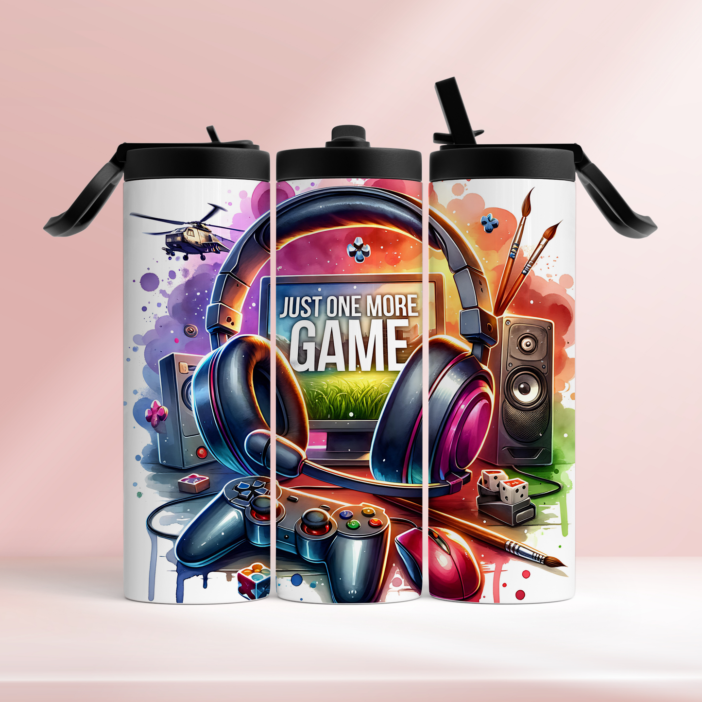 Just one more game - 20oz tumbler