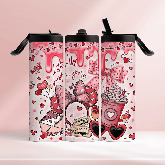 🩷 Literally just a girl 🩷 - 20oz tumbler