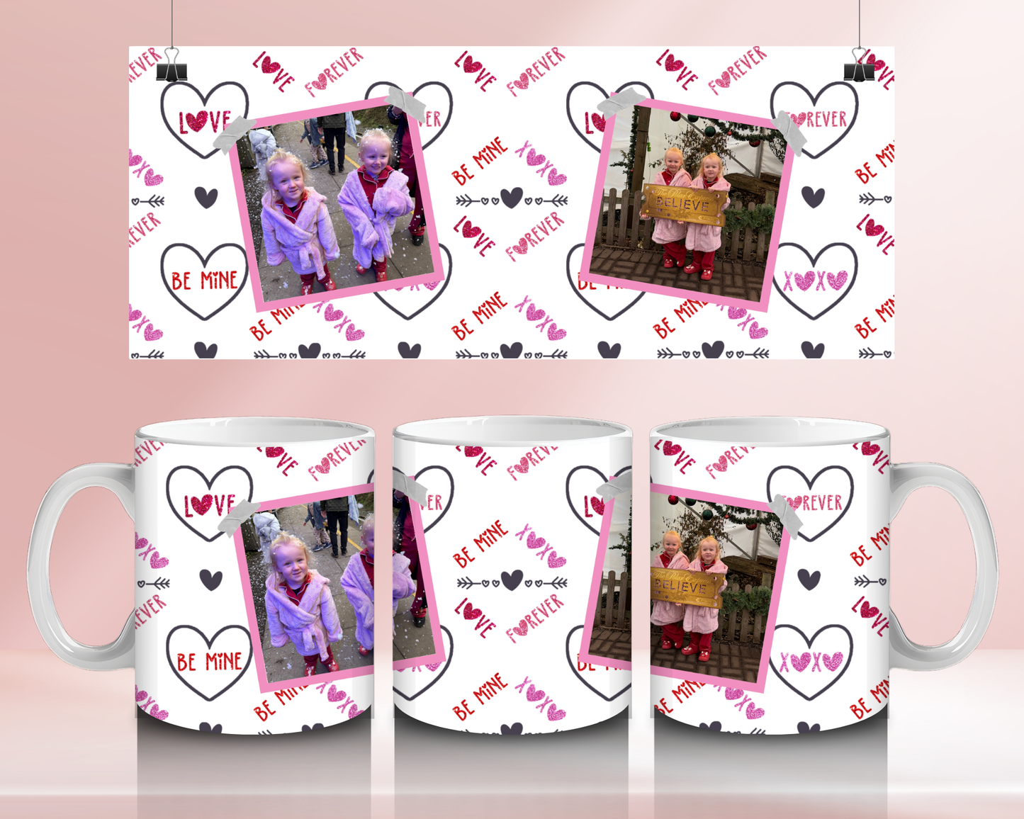 🩷 Love photo mug 🩷 - 11oz Ceramic mug