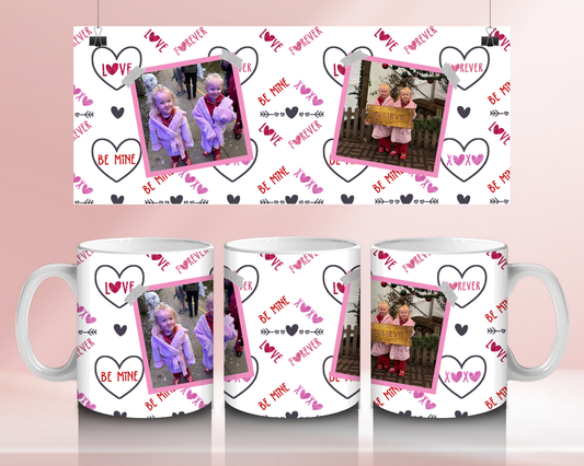 🩷 Love photo mug 🩷 - 11oz Ceramic mug