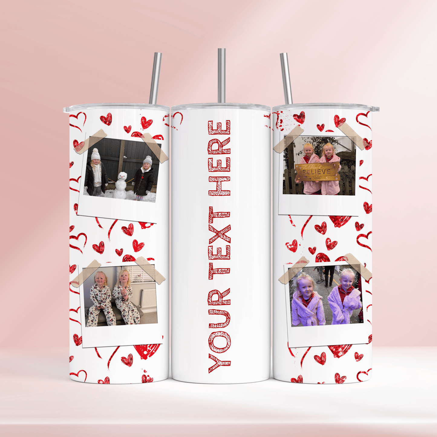🩷 Love Photo personalised 🩷 - 20oz tumbler