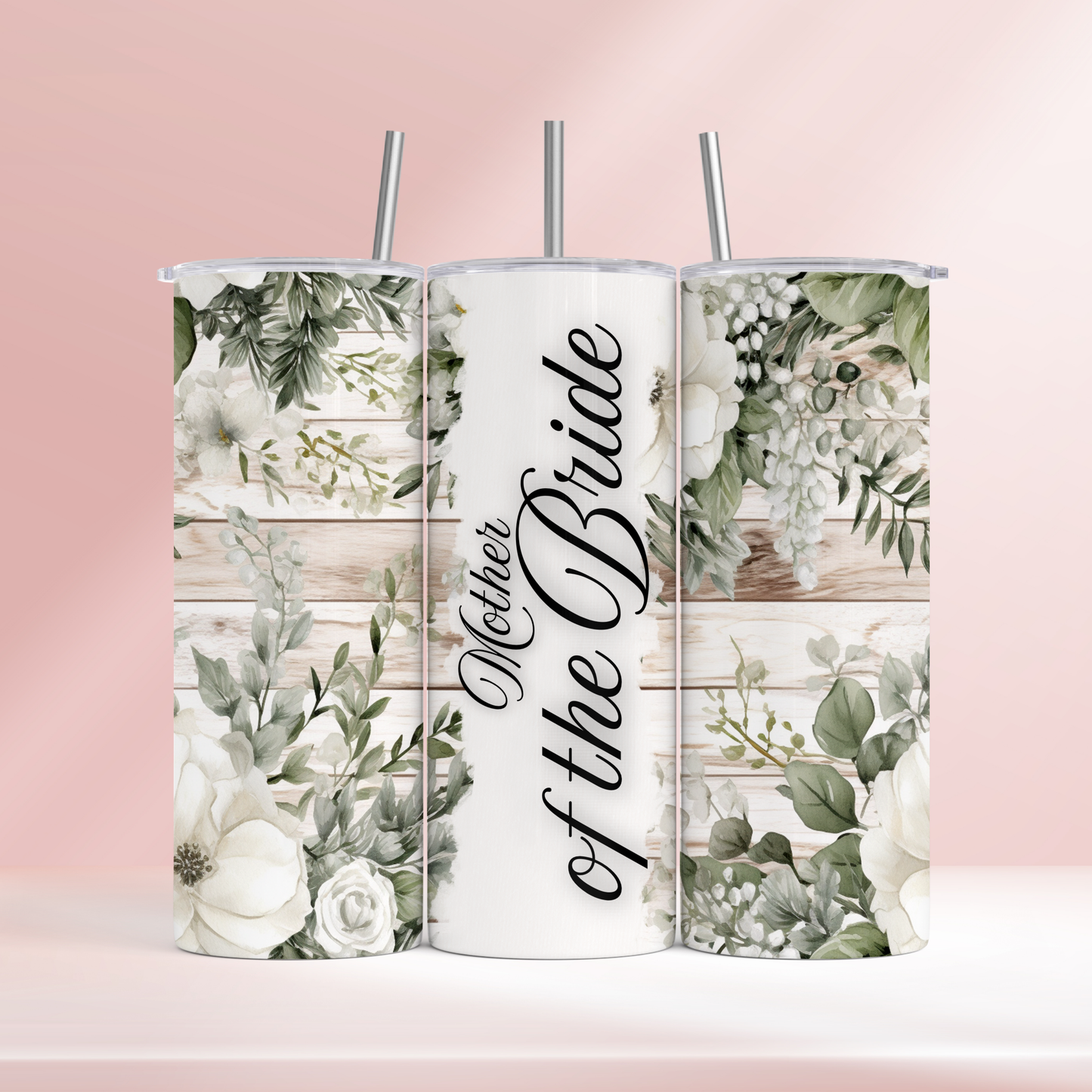 Bride - Rustic flowers - 20oz tumbler