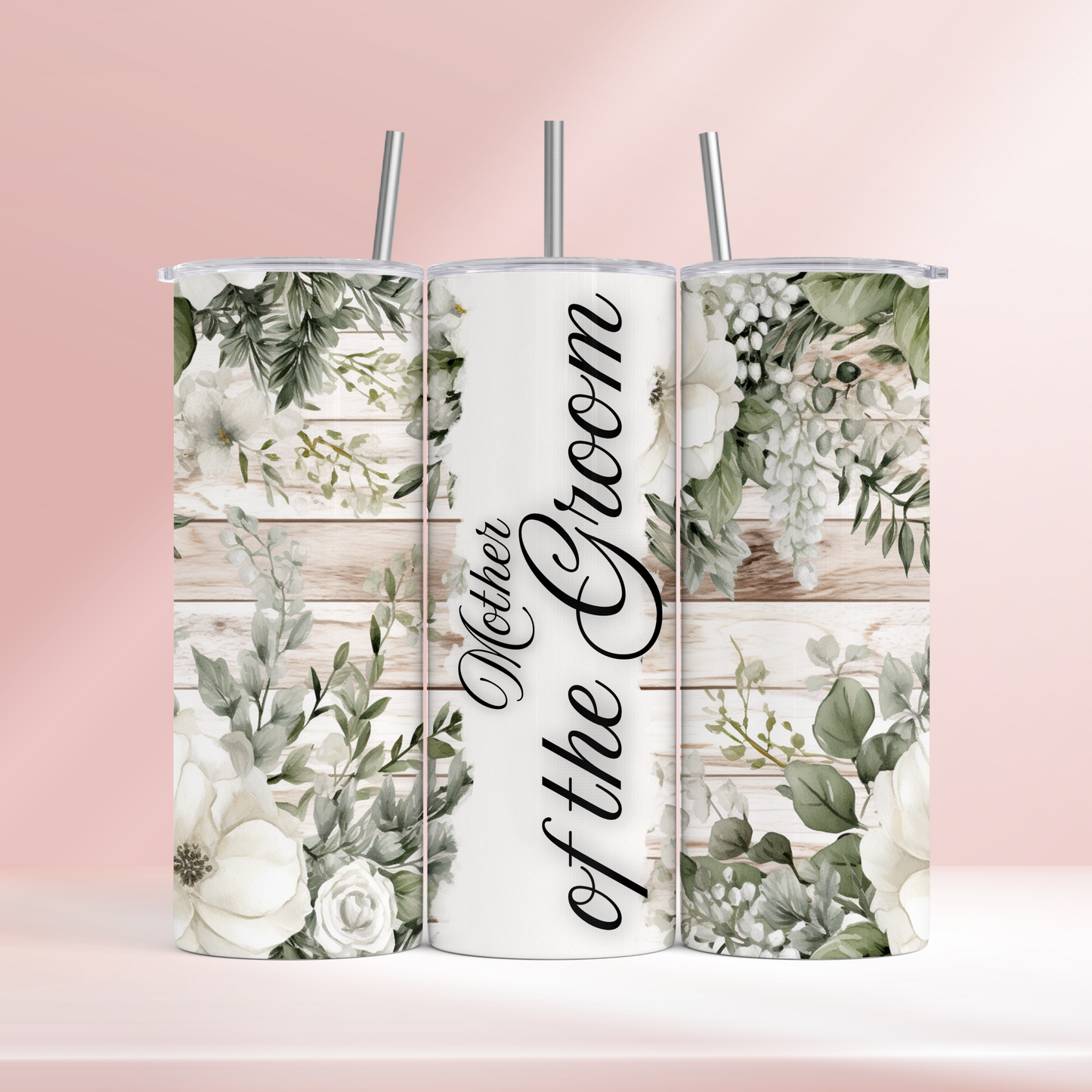 Bride - Rustic flowers - 20oz tumbler