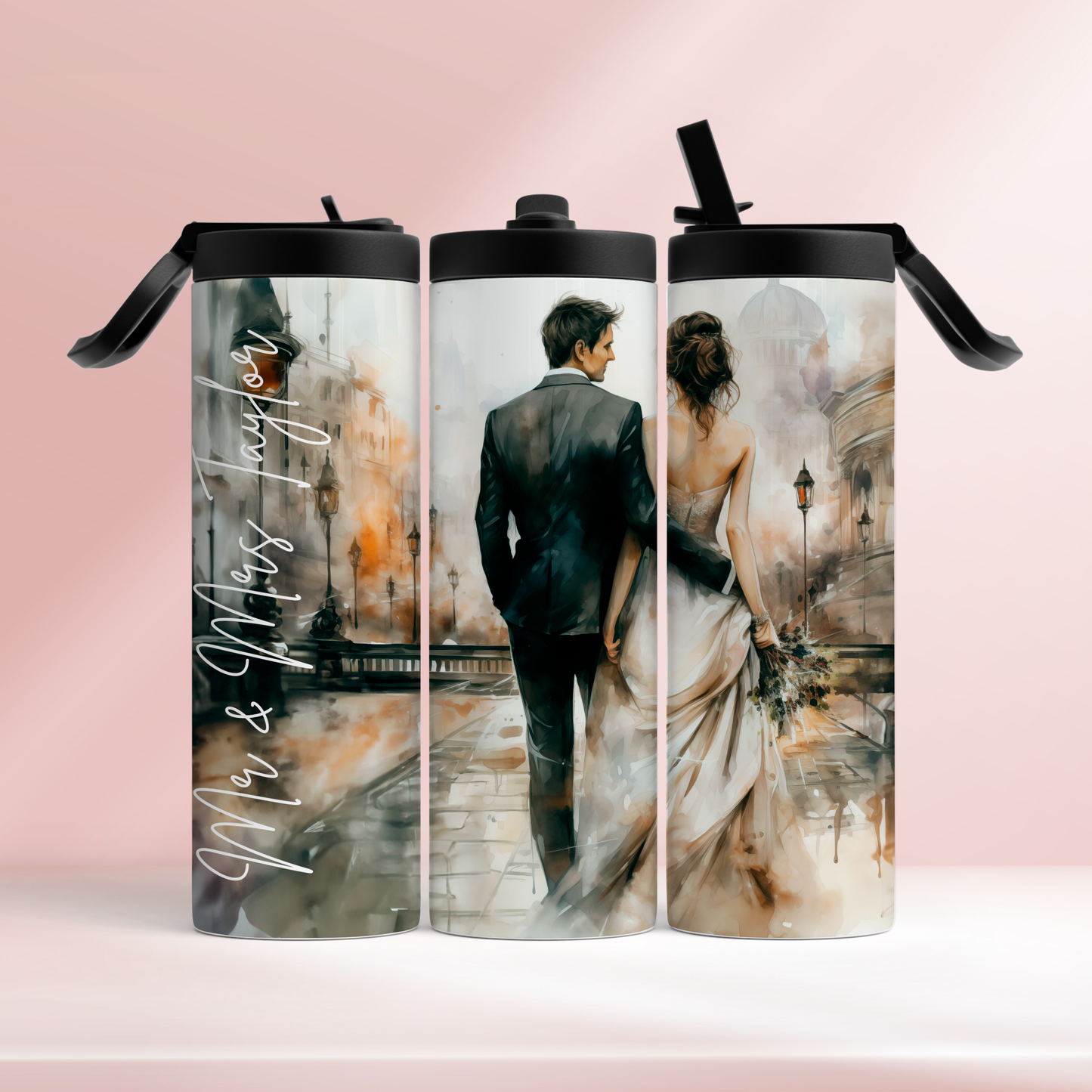 Mr & Mrs- personalised - 20oz tumbler