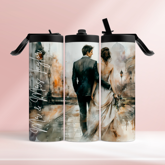Mr & Mrs- personalised - 20oz tumbler