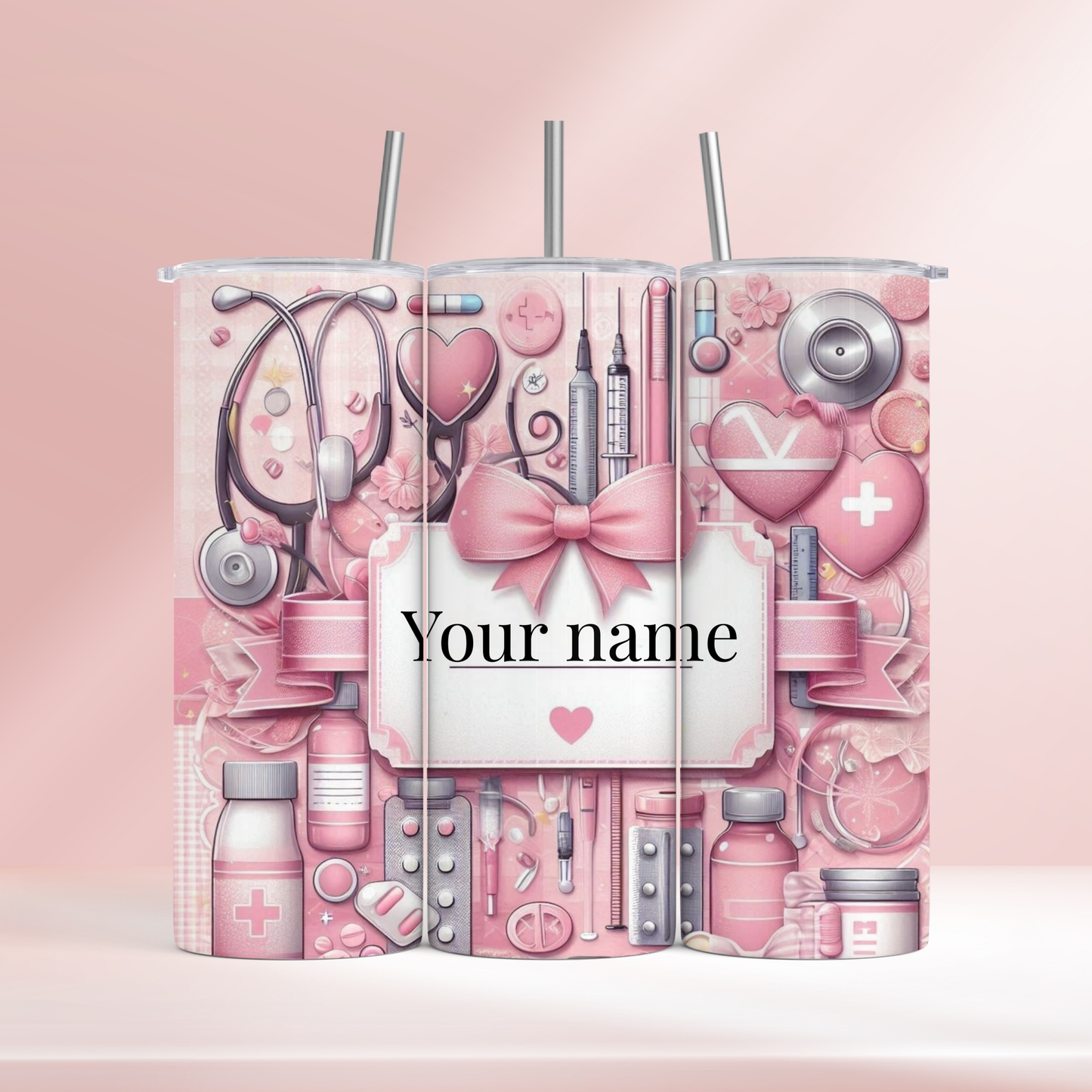 Nurse - Personalised - 20oz tumbler