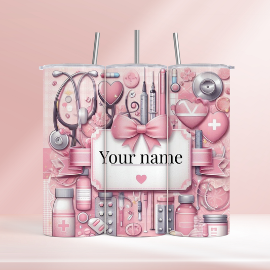 Nurse - Personalised - 20oz tumbler
