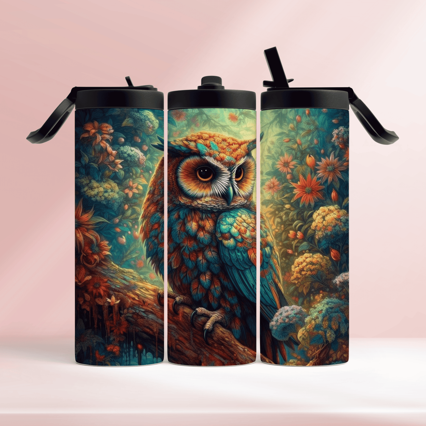 Woodland owl - 20oz tumbler