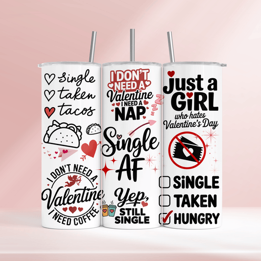 🩷 Single AF 🩷 - 20oz tumbler