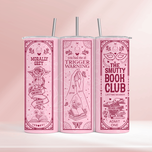 Pink smutty book club - 20oz tumbler