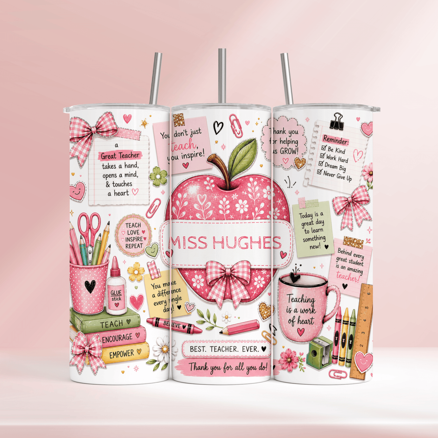 Teacher apple - 20oz tumbler