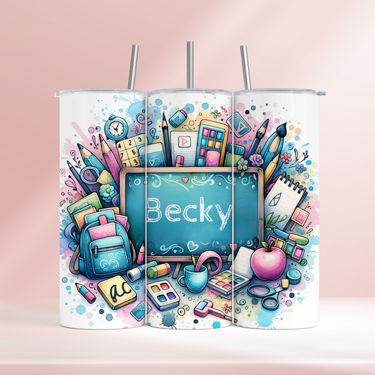 Nursery teacher - personalised - 20oz tumbler