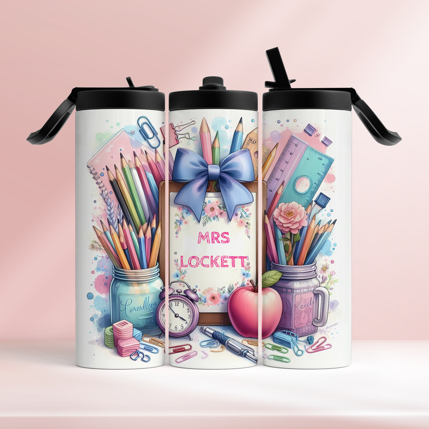 Teacher watercolours - 20oz tumbler