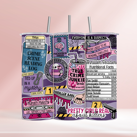 True crime junkie - 20oz tumbler