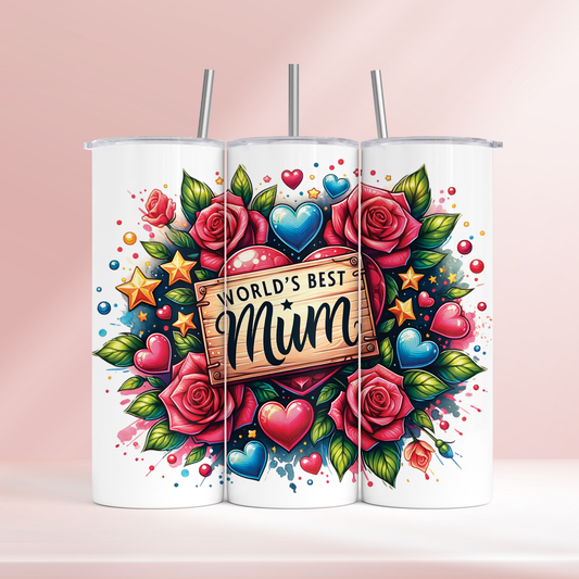 Worlds best mum - 20oz tumbler