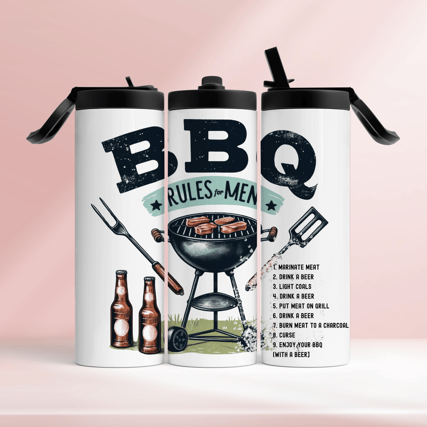 BBQ rules - 20oz tumbler