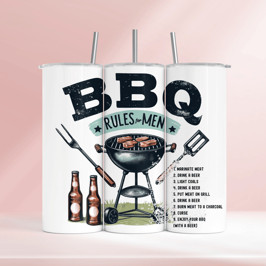 BBQ rules - 20oz tumbler