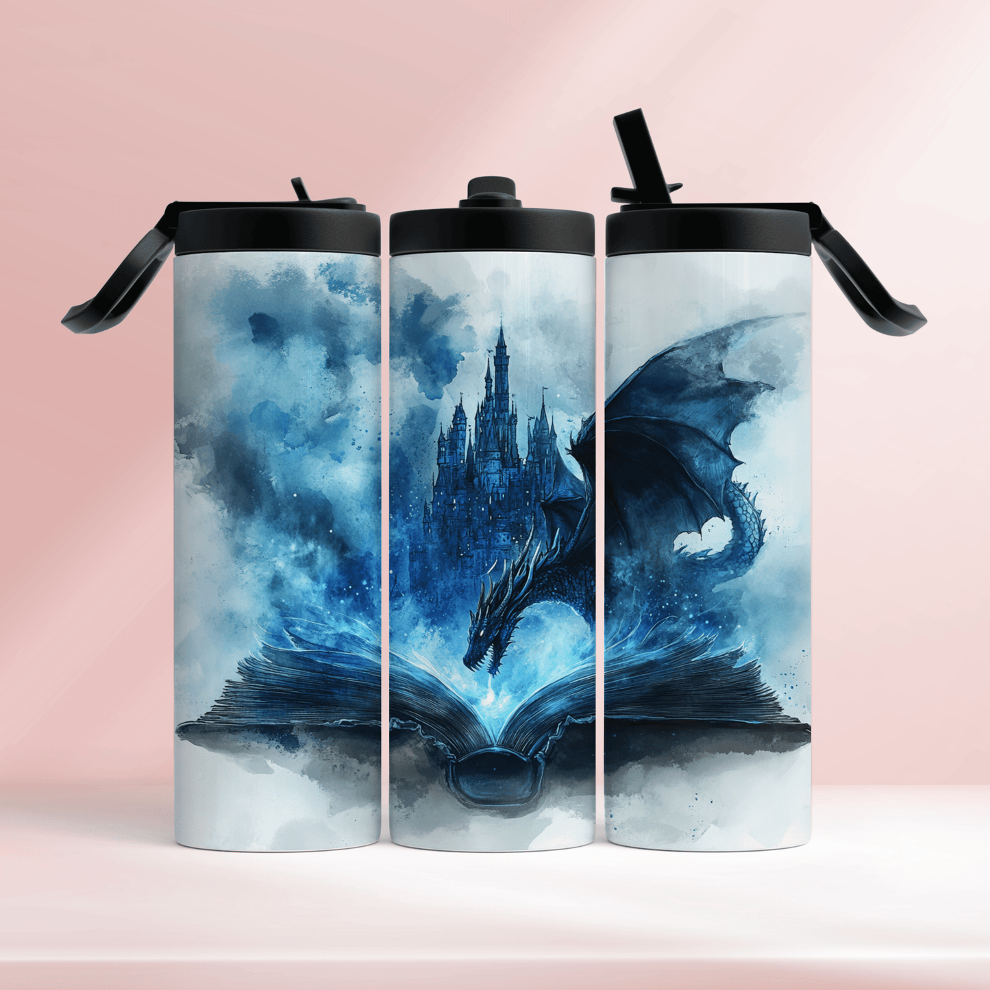 Fantasy book dragon - 20oz tumbler