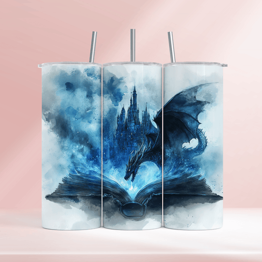 Fantasy book dragon - 20oz tumbler