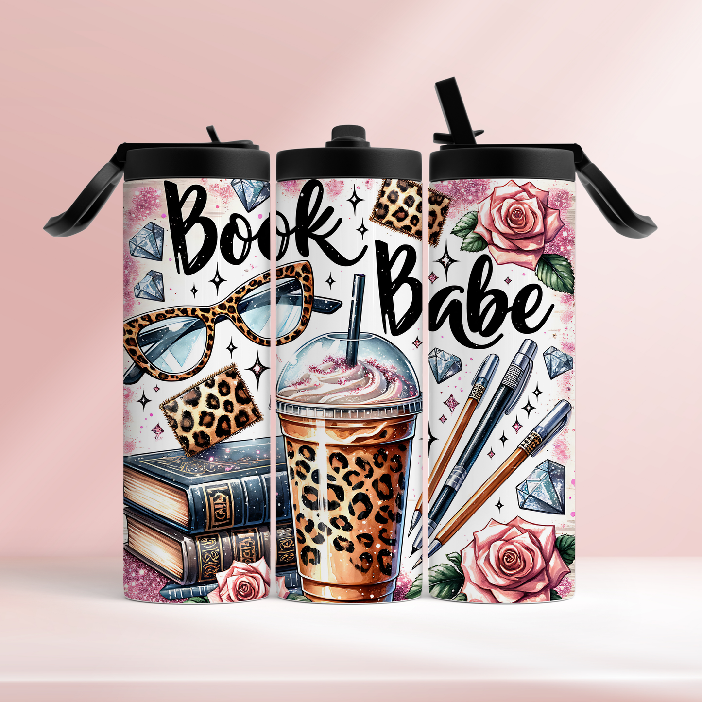 Just a girl who loves books- 20oz tumbler