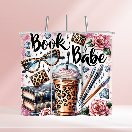 Book babe- 20oz tumbler