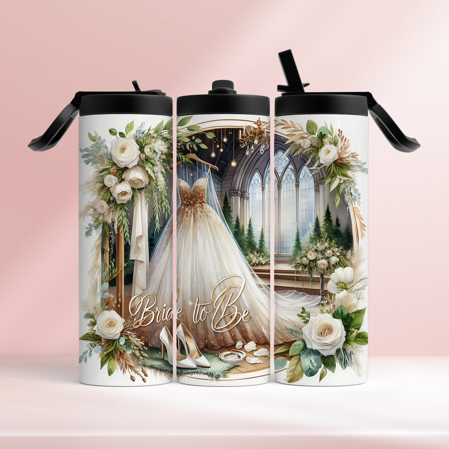Bride to be dress - 20oz tumbler