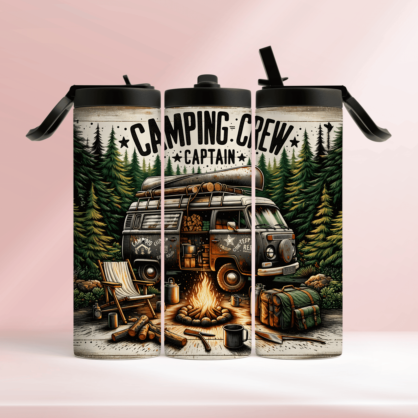 Camping crew captain - 20oz tumbler