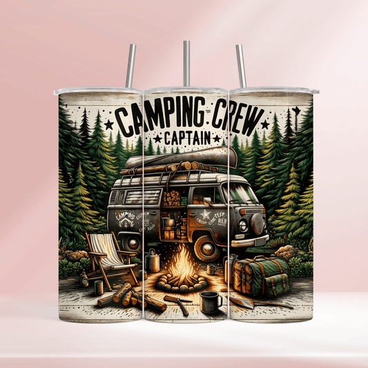 Camping crew captain - 20oz tumbler