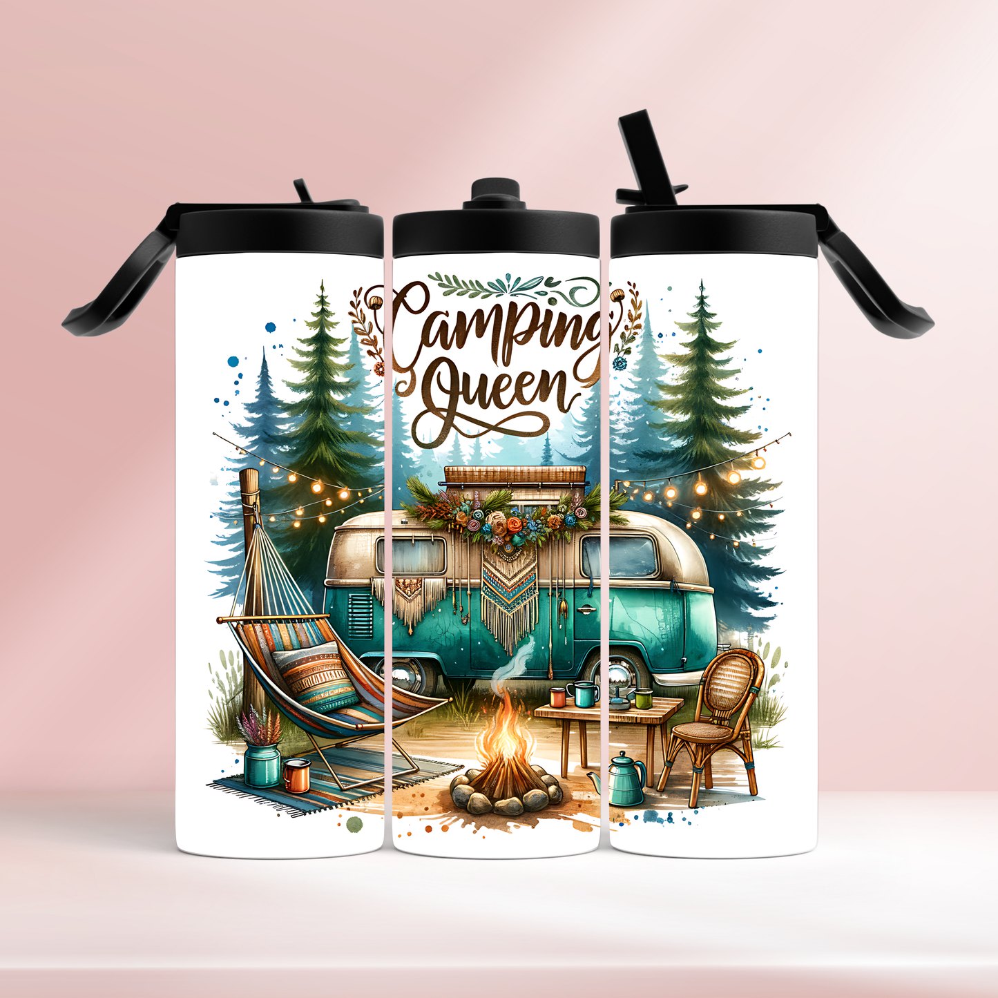 Camping queen - 20oz tumbler