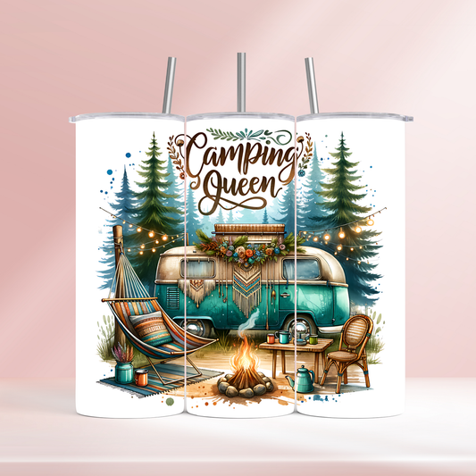 Camping queen - 20oz tumbler