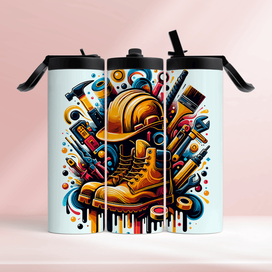 Construction worker - 20oz tumbler