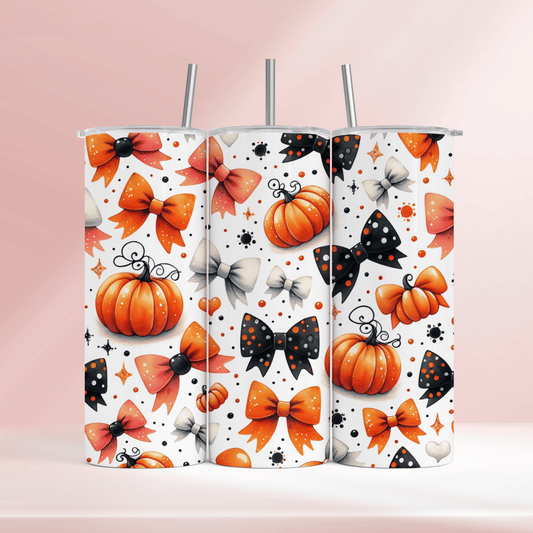 Pumpkins & Bows - 20oz tumbler