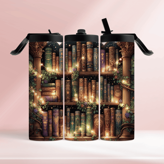 Cosy bookshelf - 20oz tumbler