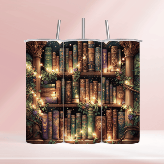 Cosy bookshelf - 20oz tumbler