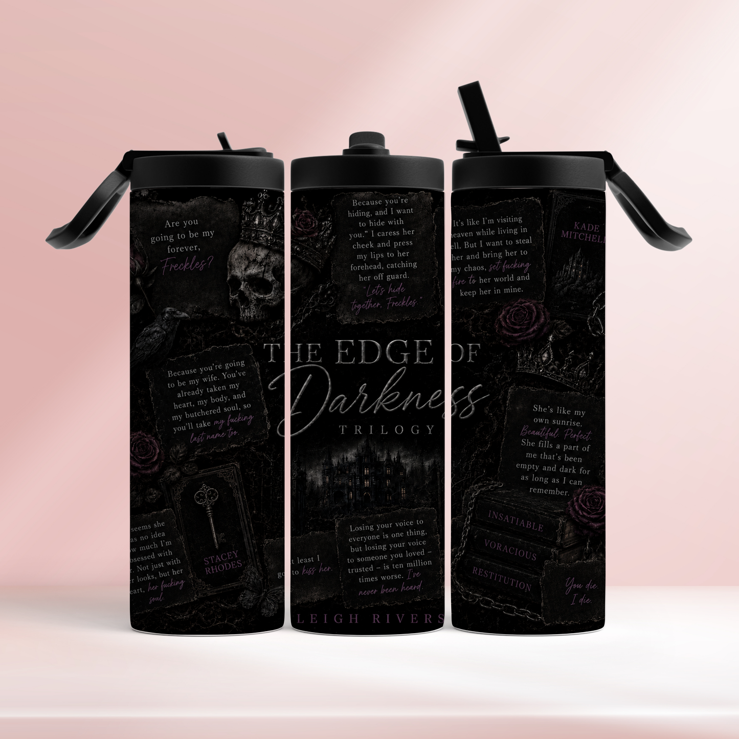 The edge of darkness trilogy- Leigh rivers - 20oz tumbler